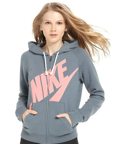 Nike Jacket, Rally Signal Logo Zip-Front