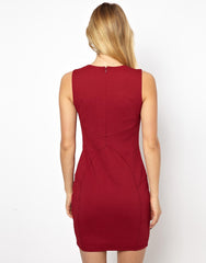 Vila V Neck - Textured Body-Conscious